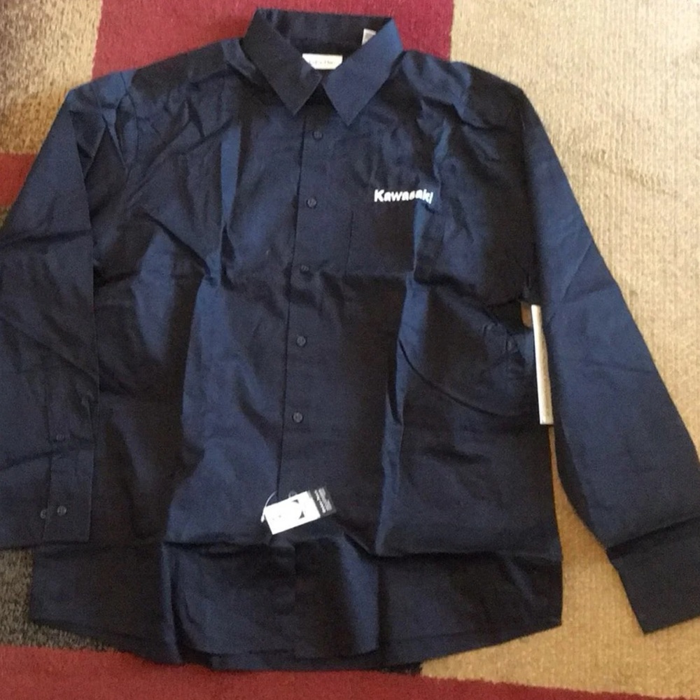 Calvin Klein Kawasaki Button Down Dress Work Shirt - Picture 2 of 4